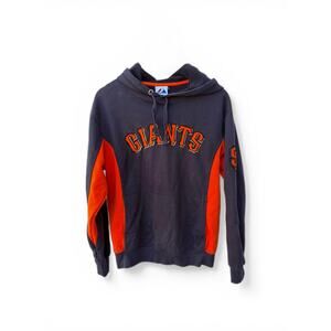 San Francisco Giants Majestic Hoodie Medium Black Orange